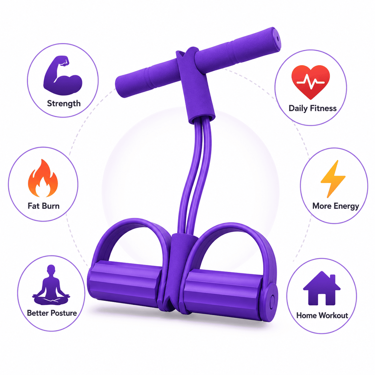 Yoga Pedal Puller Resistance Band Fitness Equipment